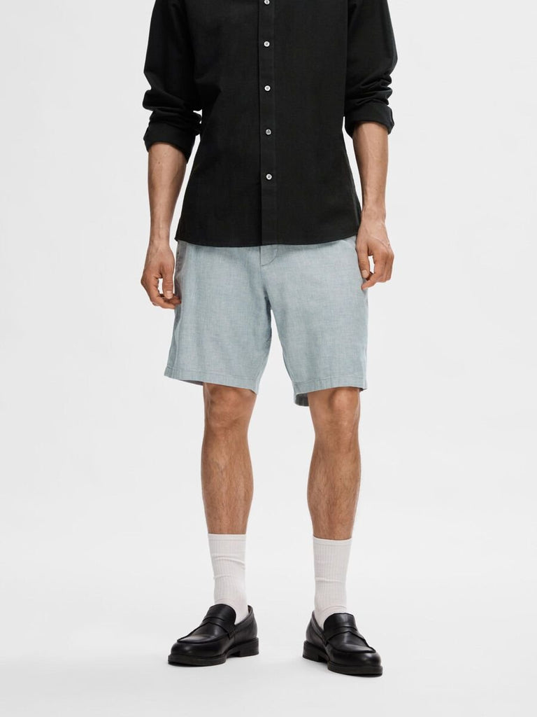 SELECTED - COMFORT FIT SHORTS - BLUE - Shorts_SELECTED - Aritmetik - montreal