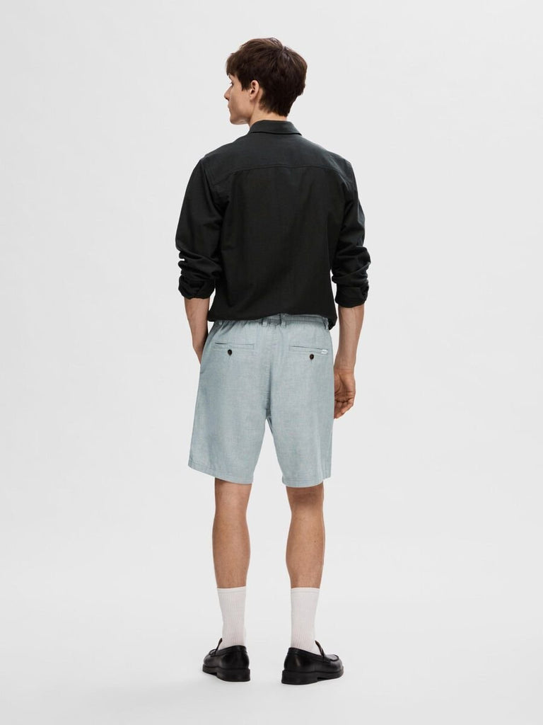 SELECTED - COMFORT FIT SHORTS - BLUE - Shorts_SELECTED - Aritmetik - montreal