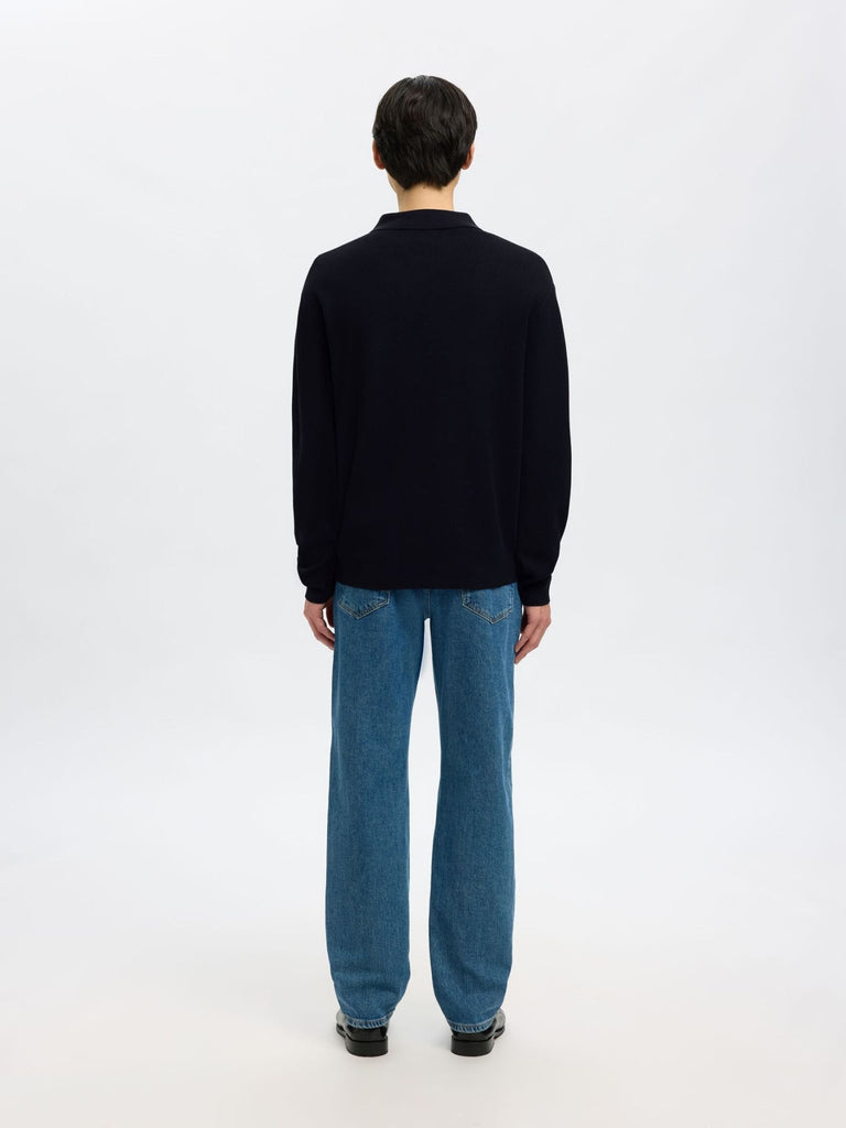 SELECTED - HALF ZIP PULLOVER - BLACK - _SELECTED - Aritmetik - montreal