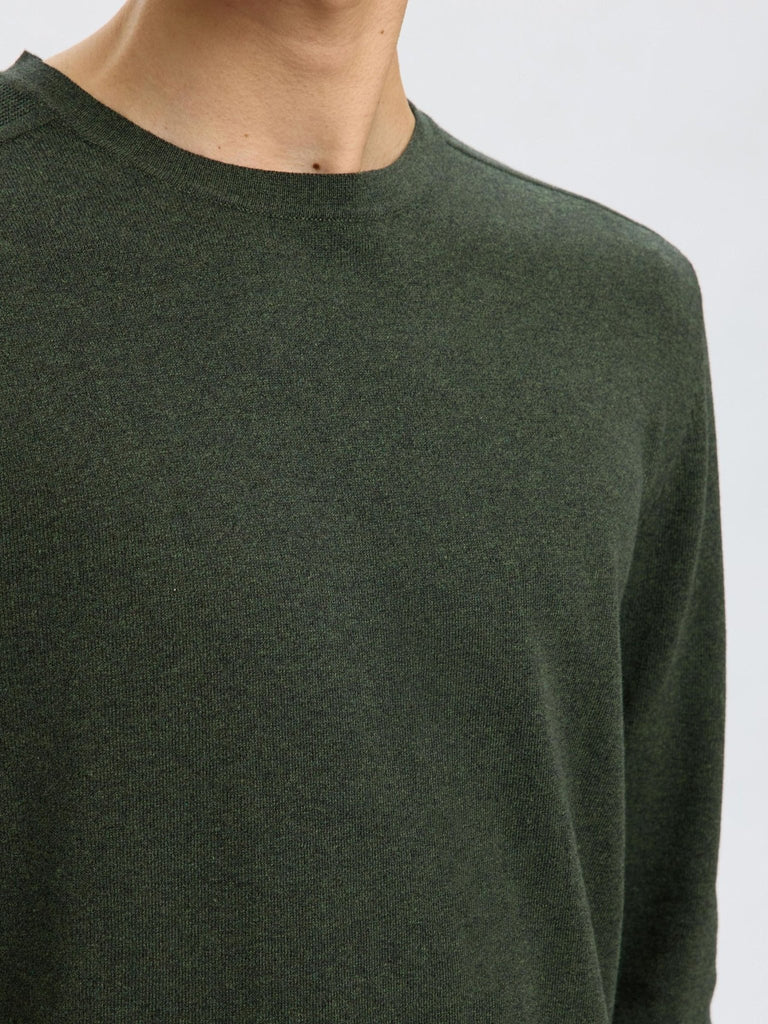 SELECTED - LONG - SLEEVED KNITTED JUMPER - Forrest - Sweater_SELECTED - Aritmetik - montreal