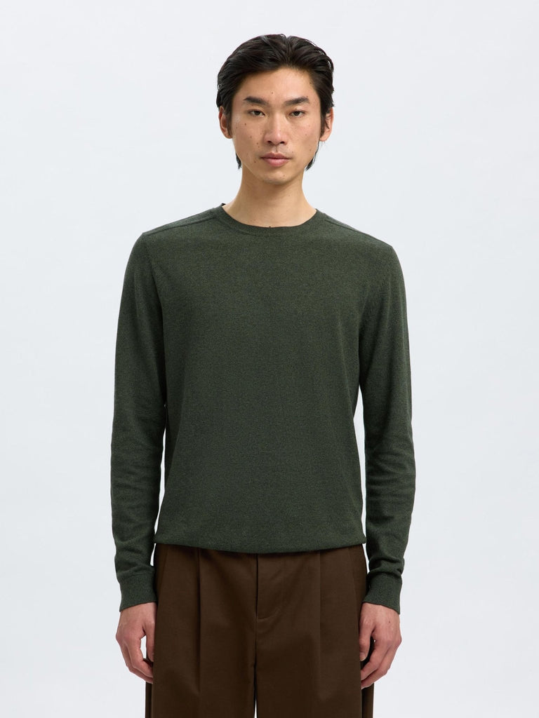 SELECTED - LONG - SLEEVED KNITTED JUMPER - Forrest - Sweater_SELECTED - Aritmetik - montreal