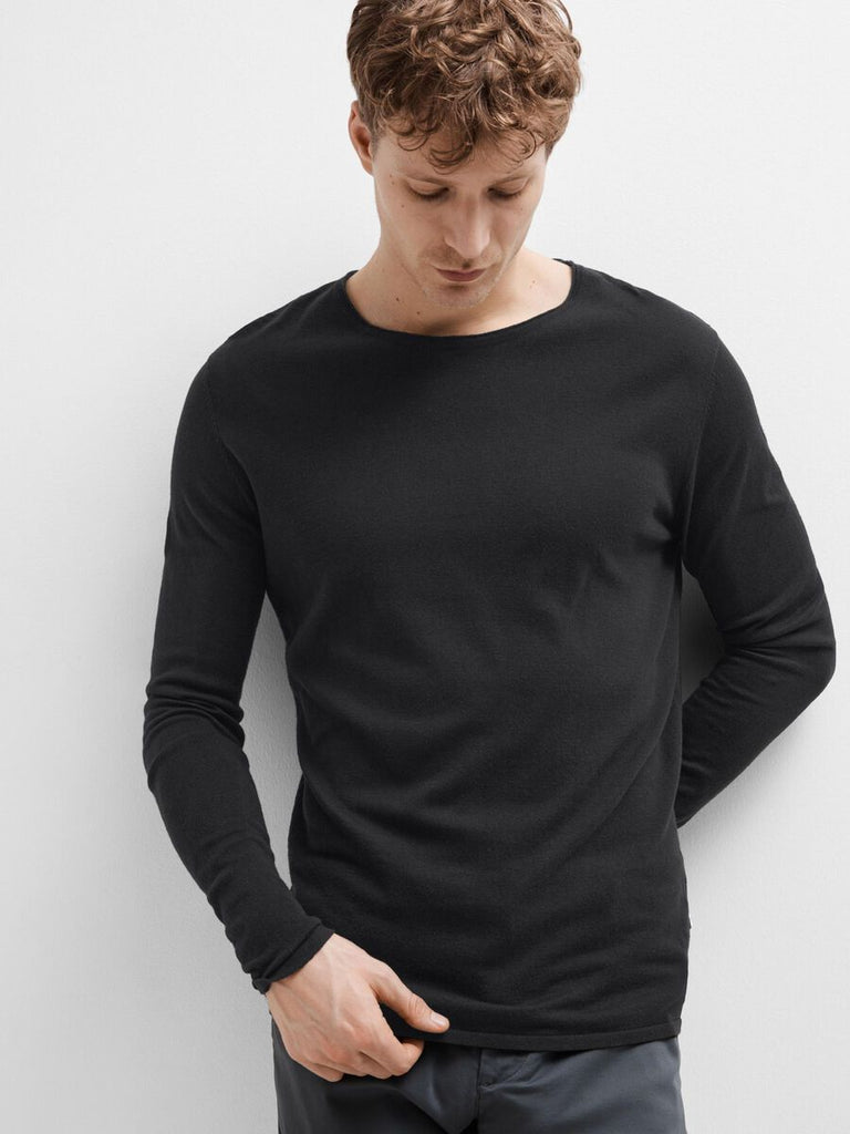 SELECTED - LONG - SLEEVED PULLOVER - Black - _SELECTED - Aritmetik - montreal