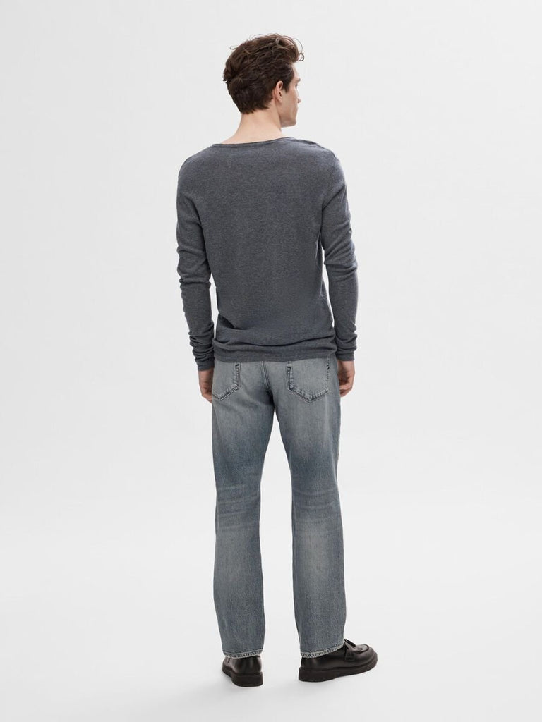 SELECTED - LONG - SLEEVED PULLOVER - Charcoal - _SELECTED - Aritmetik - montreal