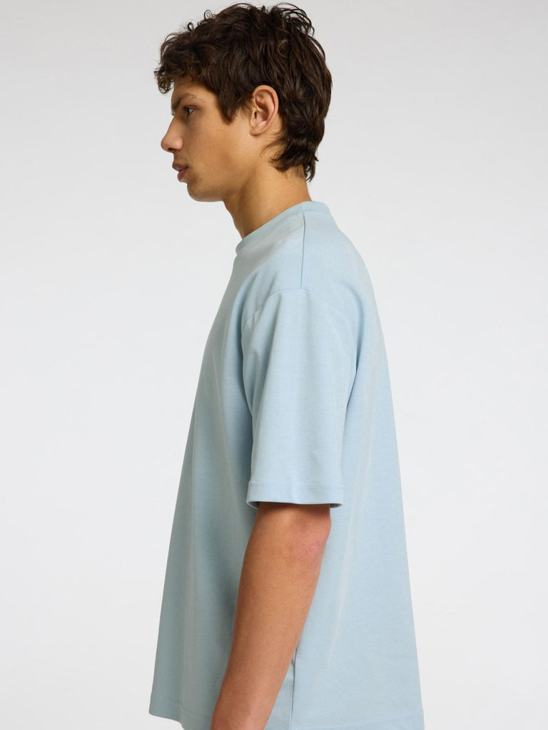 SELECTED - OVERSIZED SHORT - SLEEVED T - SHIRT - Light Blue - T-Shirts_Selected - Aritmetik - montreal