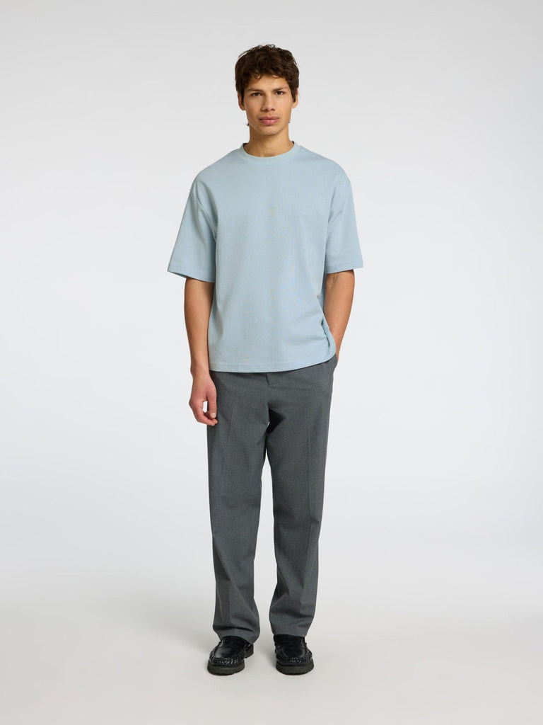 SELECTED - OVERSIZED SHORT - SLEEVED T - SHIRT - Light Blue - T-Shirts_Selected - Aritmetik - montreal