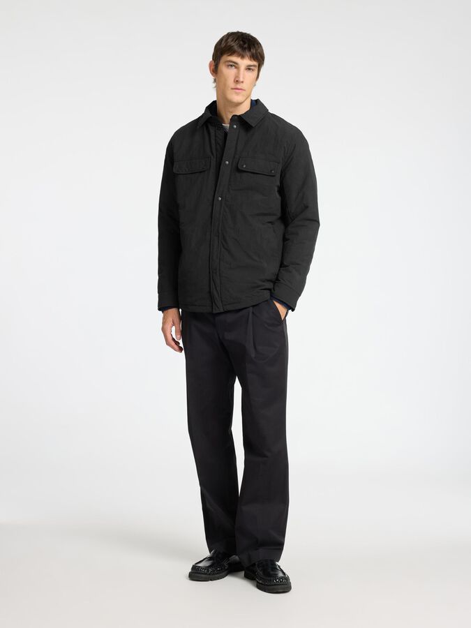 SELECTED - PADDED SHACKET - BLACK - Blazer_SELECTED - Aritmetik - montreal