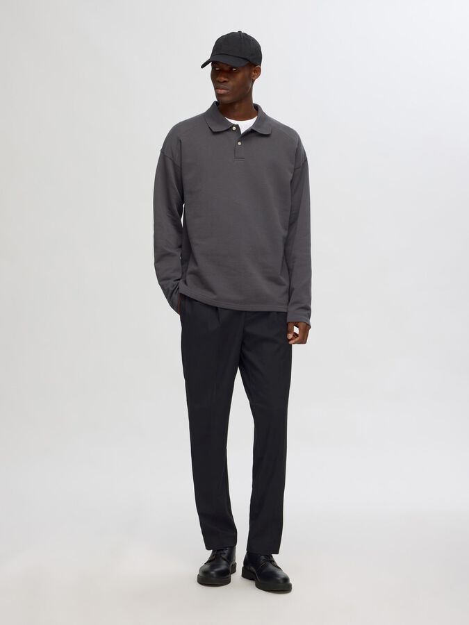 SELECTED - PLEATED TROUSERS - BLACK - PANTS_SELECTED - Aritmetik - montreal