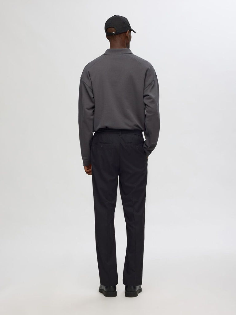 SELECTED - PLEATED TROUSERS - BLACK - PANTS_SELECTED - Aritmetik - montreal