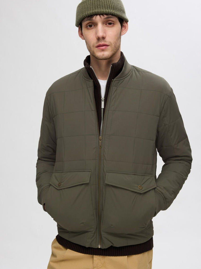 SELECTED - QUILTED BOMBER JACKET - Bomber Jacket_SELECTED - Aritmetik - montreal