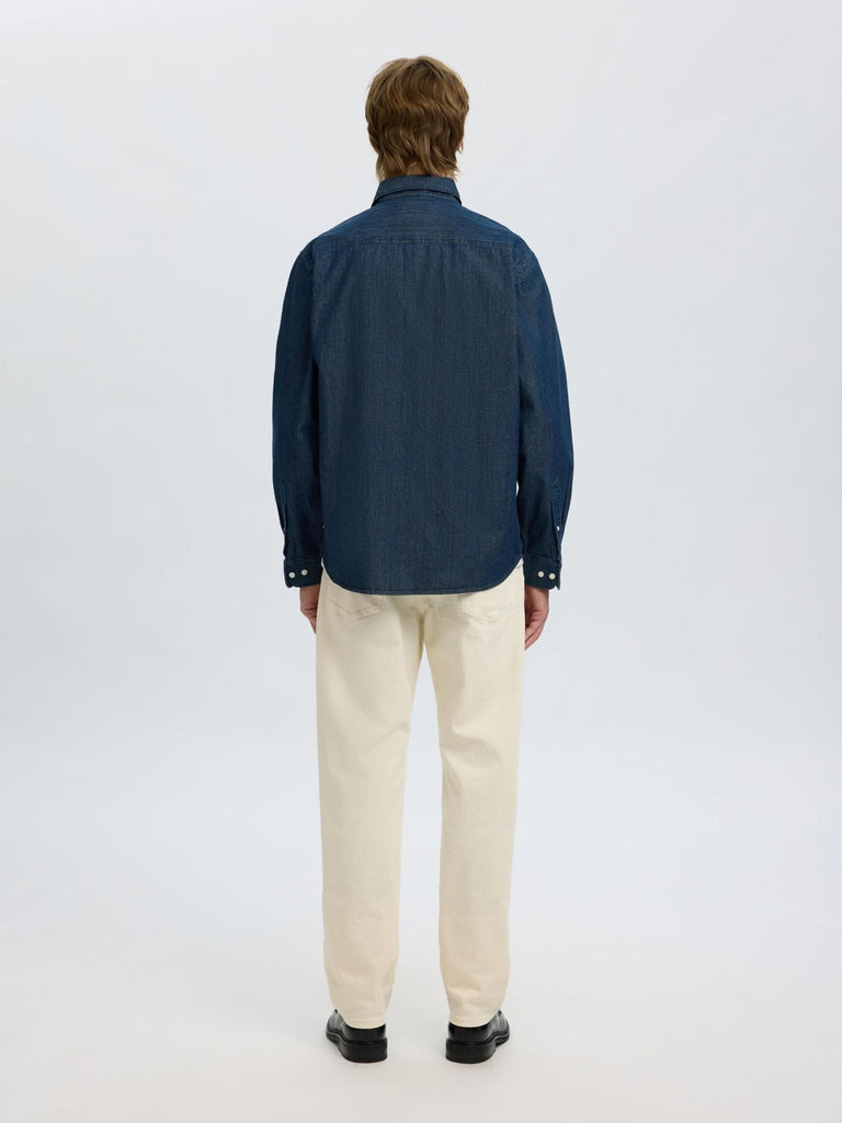 SELECTED - REGULAR FIT DENIM SHIRT - Wool Jacket_SELECTED - Aritmetik - montreal