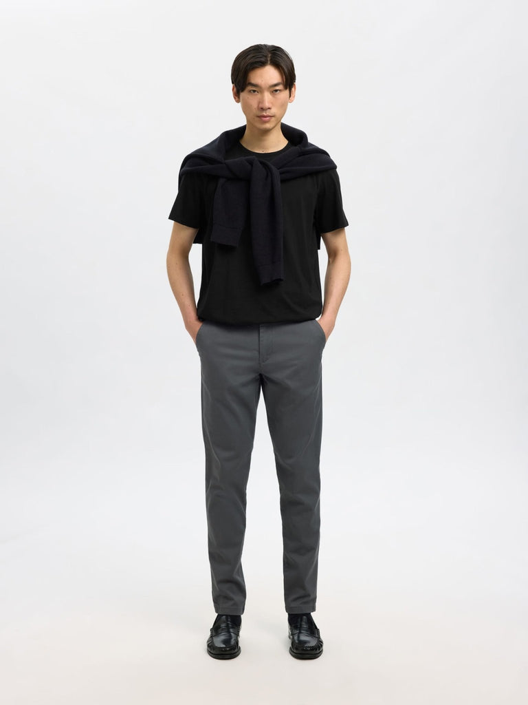 SELECTED - REGULAR T - SHIRT - BLACK - T-Shirts_Selected - Aritmetik - montreal