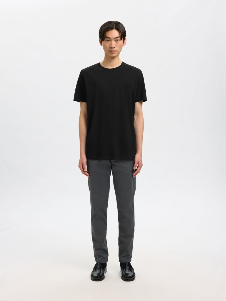 SELECTED - REGULAR T - SHIRT - BLACK - T-Shirts_Selected - Aritmetik - montreal
