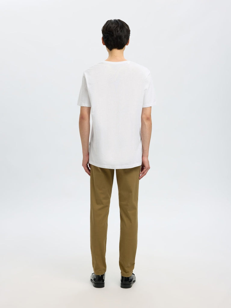 SELECTED - REGULAR T - SHIRT - White - T-Shirts_Selected - Aritmetik - montreal