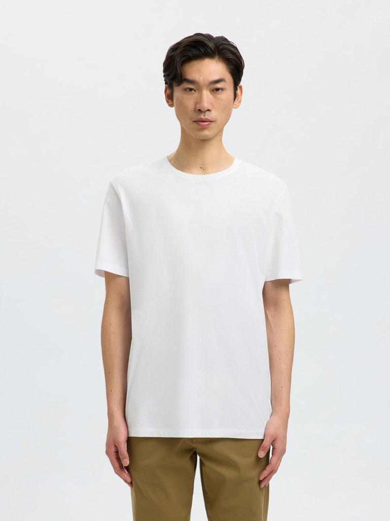 SELECTED - REGULAR T - SHIRT - White - T-Shirts_Selected - Aritmetik - montreal