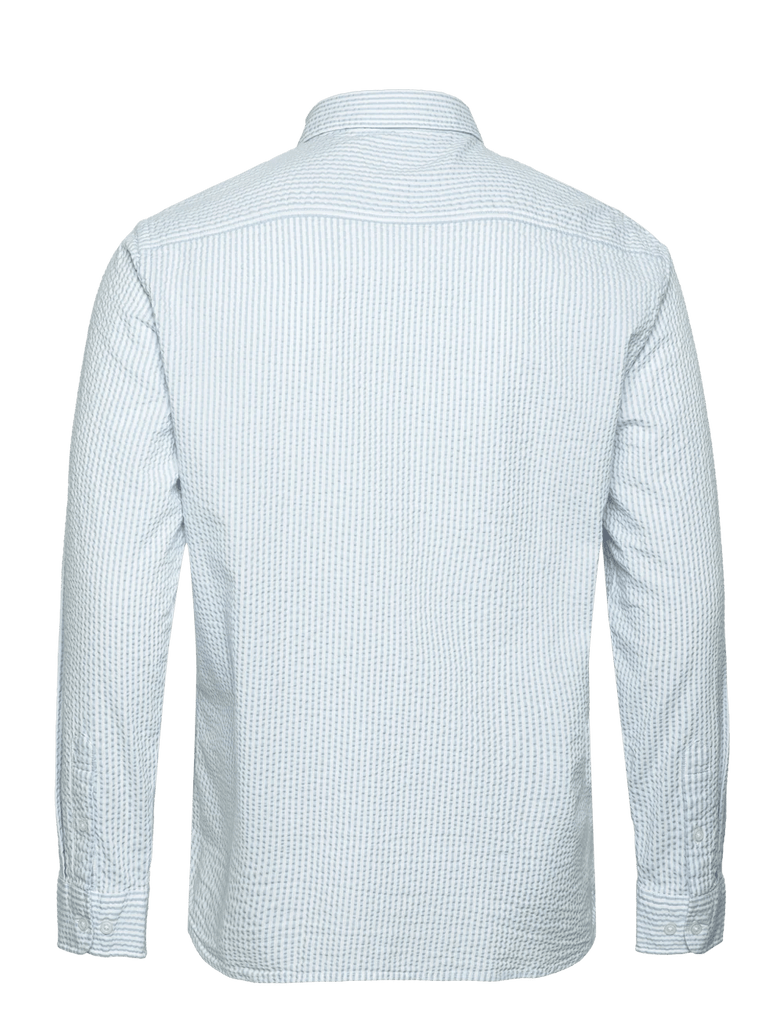 SELECTED - Reil Shirt Long sleeve - Blue Stripped - Shirt_SELECTED - Aritmetik - montreal