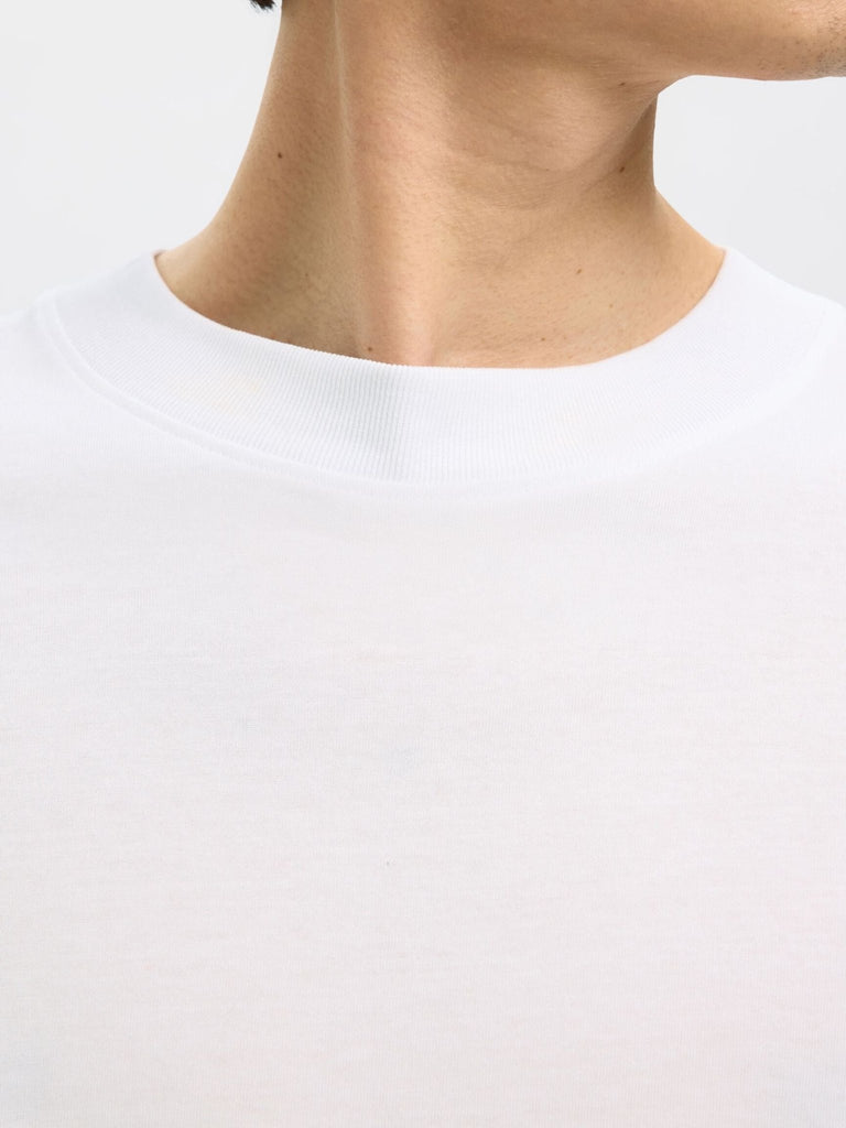 SELECTED - SHORT - SLEEVED RELAXED FIT T - SHIRT - White - T-Shirts_Selected - Aritmetik - montreal