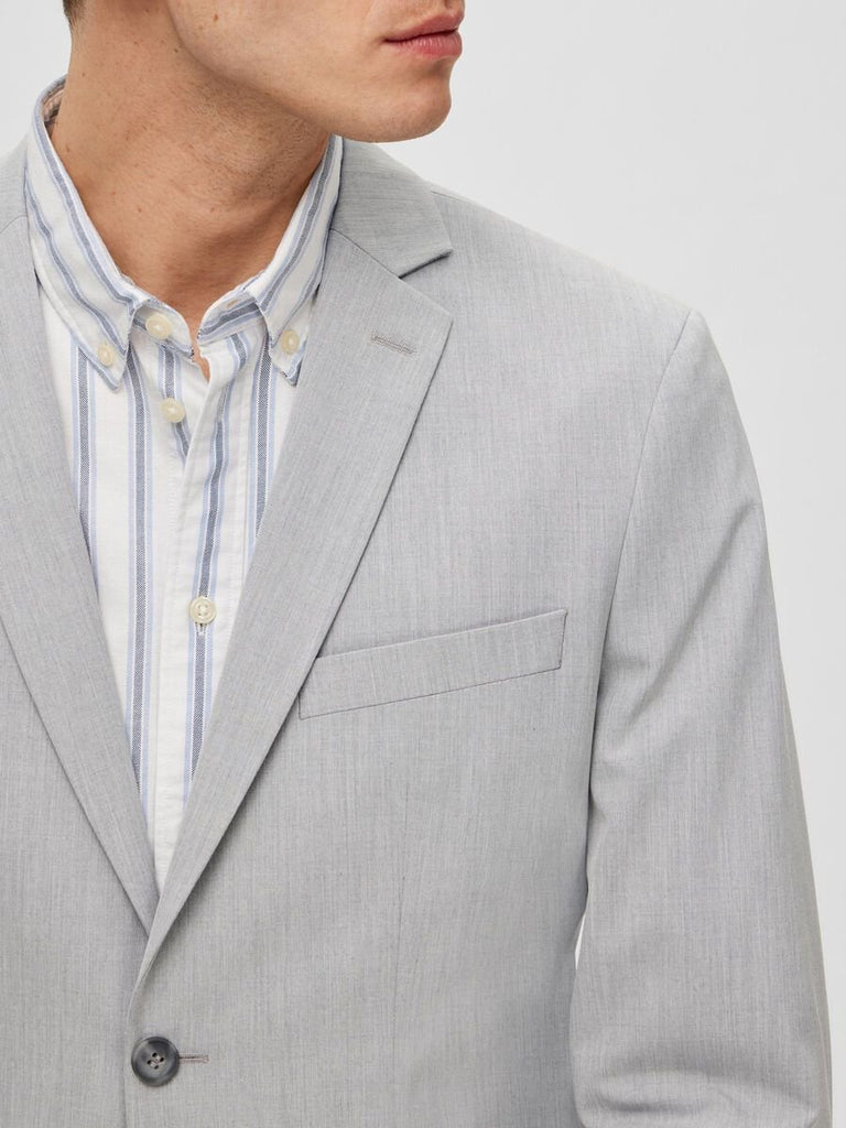 SELECTED - SLIM FIT BLAZER - GREY - Blazer_SELECTED - Aritmetik - montreal