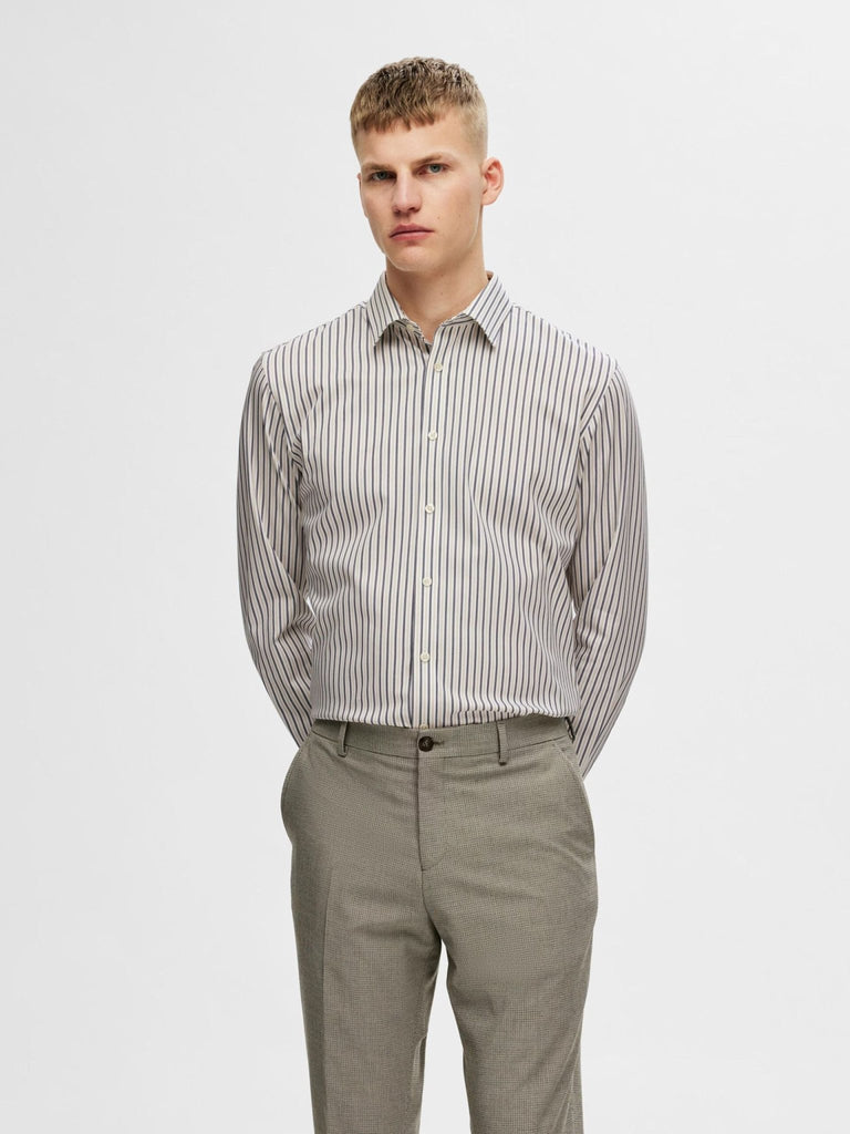 SELECTED - SLIM FIT SHIRT - BEIGE - Shirt_SELECTED - Aritmetik - montreal