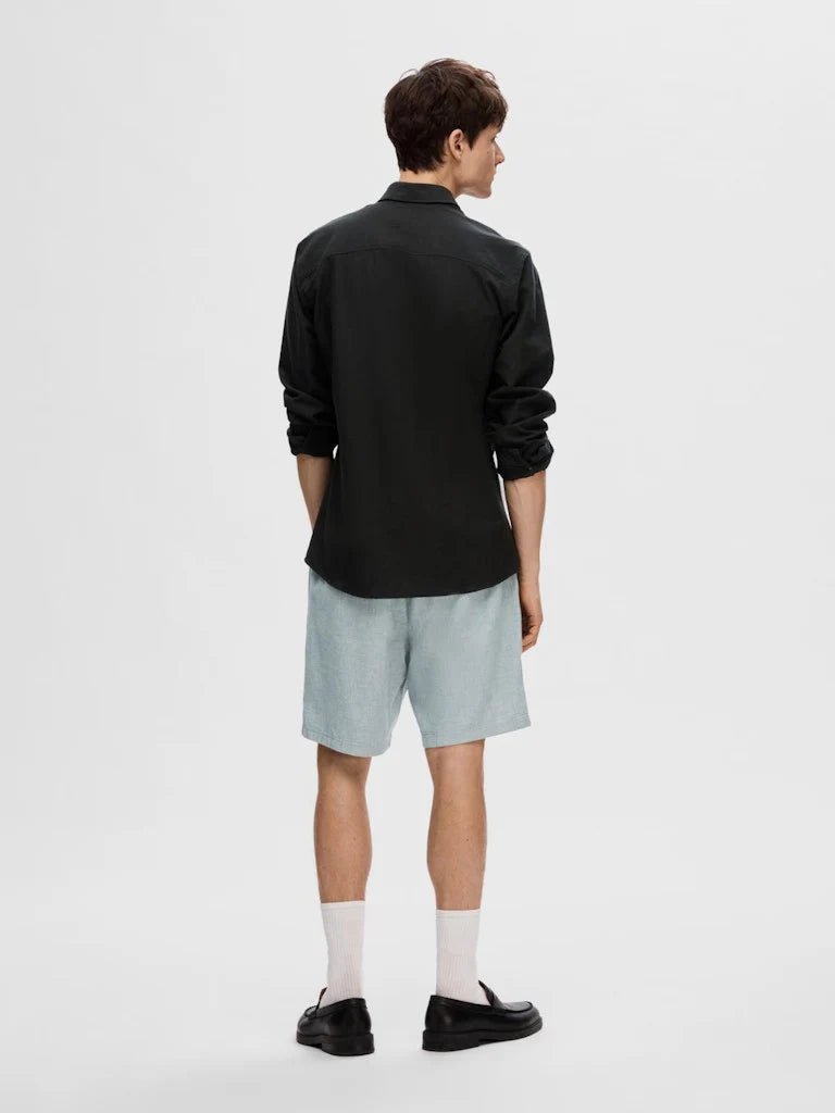 SELECTED - SLIM FIT SHIRT - BLACK - Shirt_SELECTED - Aritmetik - montreal