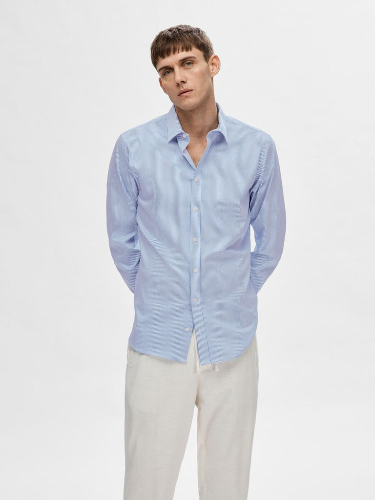 SELECTED - SLIM FIT SHIRT - LIGHT BLUE - Shirt_SELECTED - Aritmetik - montreal