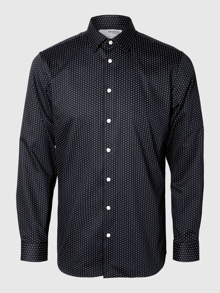 SELECTED - SLIM FIT SHIRT - NAVY - Shirt_SELECTED - Aritmetik - montreal