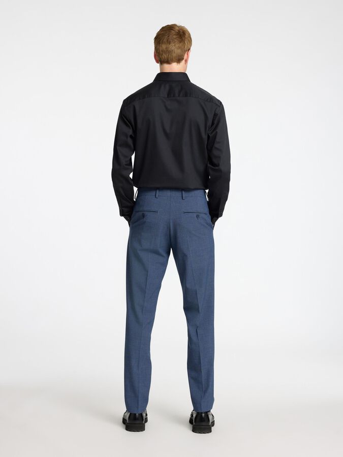 SELECTED - SLIM FIT STRETCH SHIRT - BLACK - Shirt_SELECTED - Aritmetik - montreal