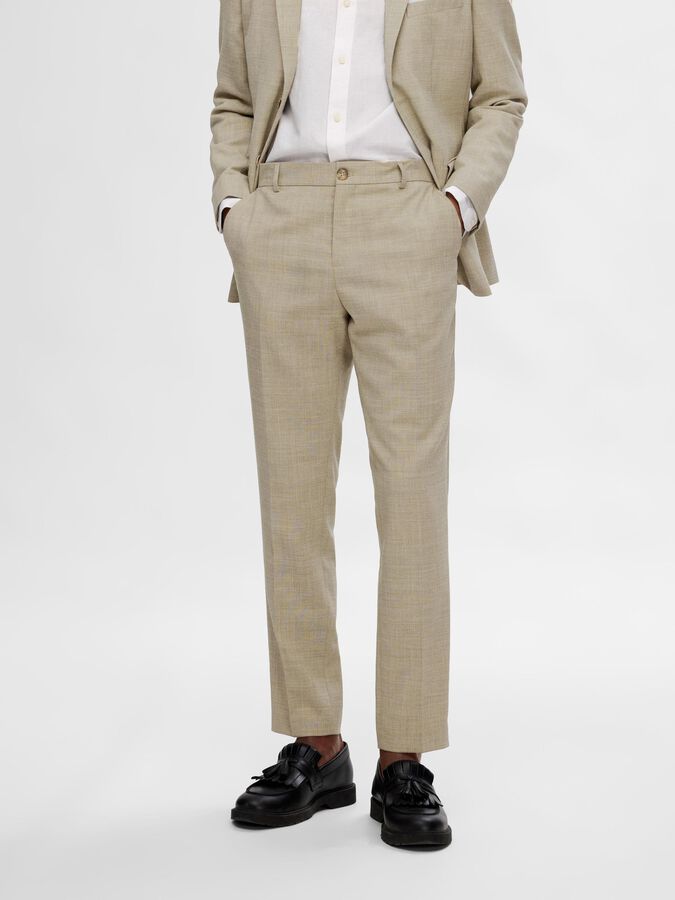 SELECTED - SLIM FIT SUIT TROUSERS - SAND - PANTS_SELECTED - Aritmetik - montreal