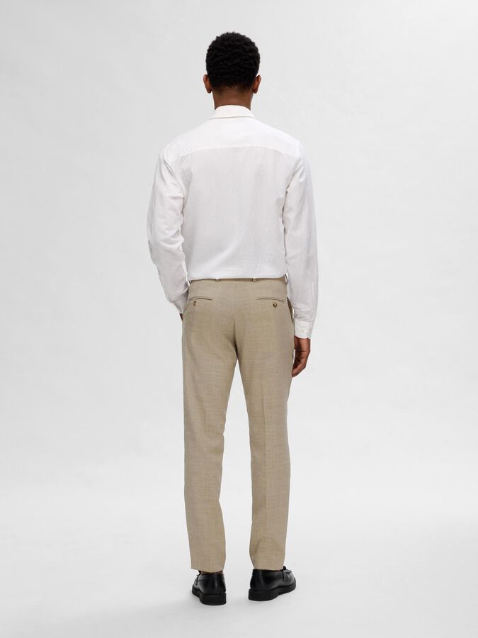 SELECTED - SLIM FIT SUIT TROUSERS - SAND - PANTS_SELECTED - Aritmetik - montreal