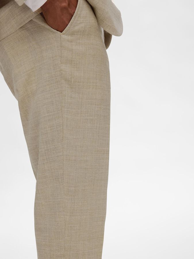 SELECTED - SLIM FIT SUIT TROUSERS - SAND - PANTS_SELECTED - Aritmetik - montreal