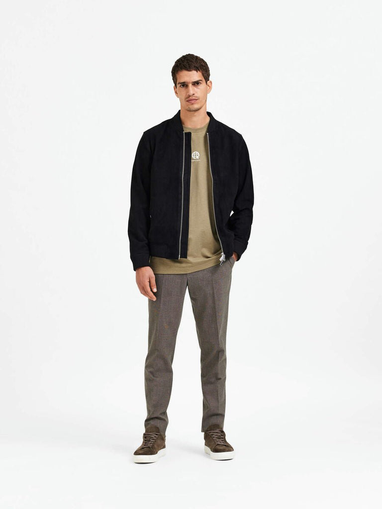 SELECTED - SUEDE BOMBER JACKET - Bomber Jacket_SELECTED - Aritmetik - montreal