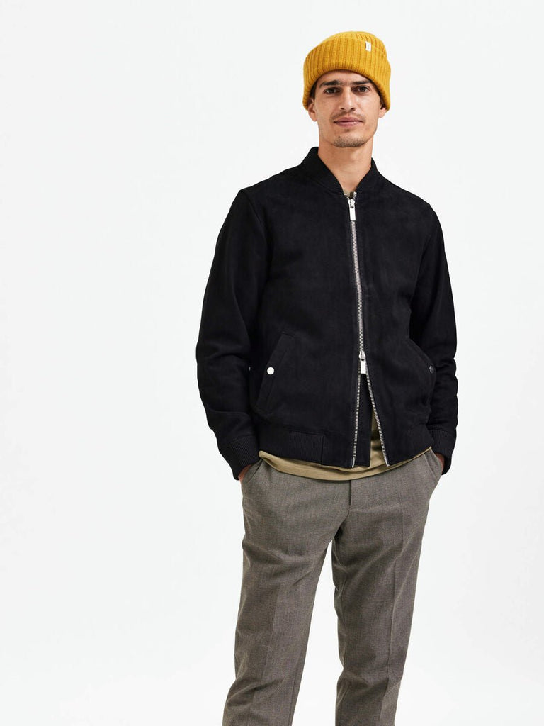 SELECTED - SUEDE BOMBER JACKET - Bomber Jacket_SELECTED - Aritmetik - montreal