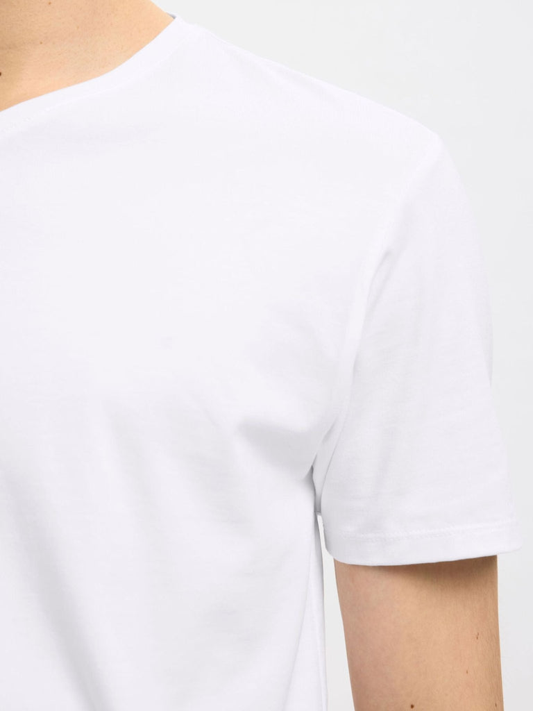 SELECTED - V - NECK T - SHIRT - White - T-Shirts_Selected - Aritmetik - montreal