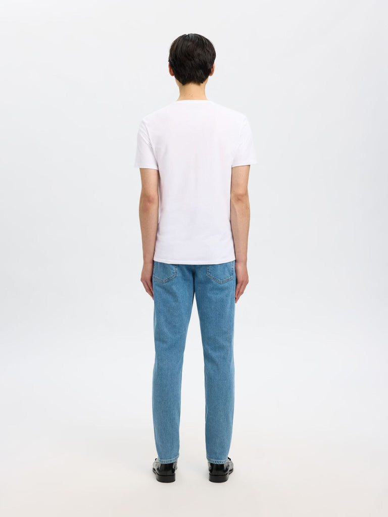 SELECTED - V - NECK T - SHIRT - White - T-Shirts_Selected - Aritmetik - montreal