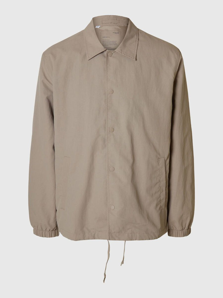 SELECTED - WATER REPELLENT LIGHTWEIGHT JACKET - BEIGE - Jacket_SELECTED - Aritmetik - montreal