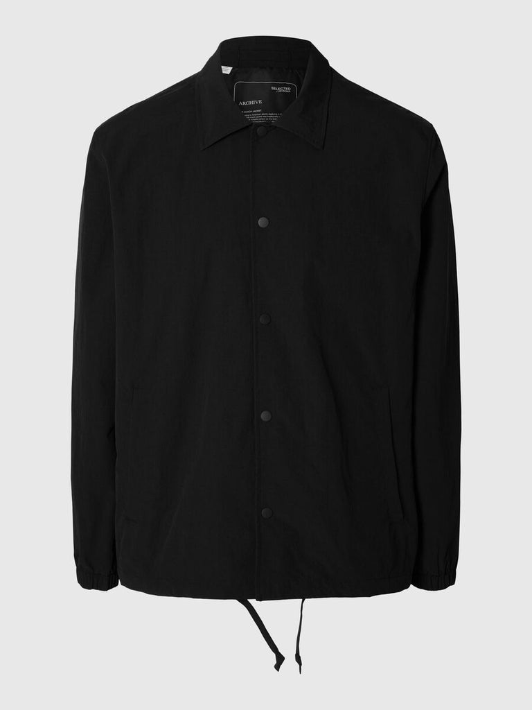 SELECTED - WATER REPELLENT LIGHTWEIGHT JACKET - BLACK - Jacket_SELECTED - Aritmetik - montreal