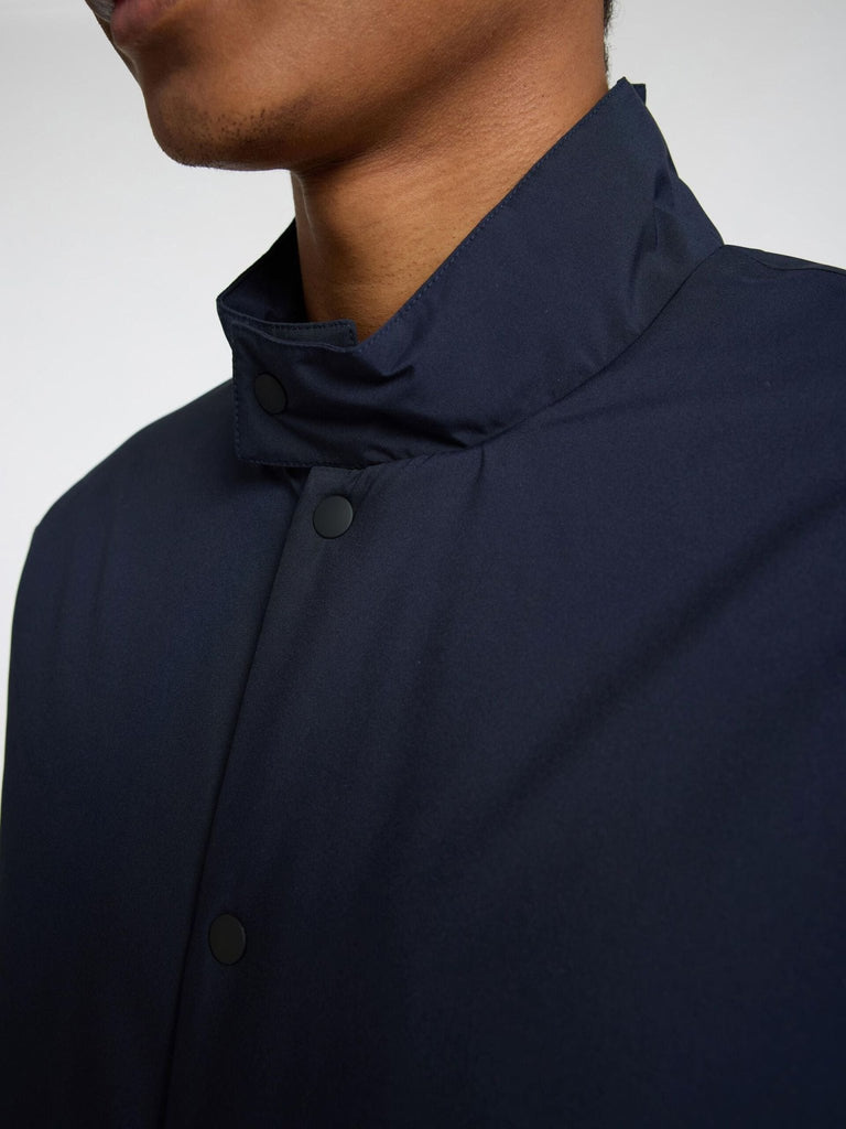 SELECTED - WATER REPELLENT LIGHTWEIGHT JACKET - NAVY BLUE - JACKET_SELECTED - Aritmetik - montreal