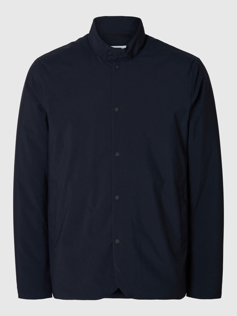 SELECTED - WATER REPELLENT LIGHTWEIGHT JACKET - NAVY BLUE - JACKET_SELECTED - Aritmetik - montreal