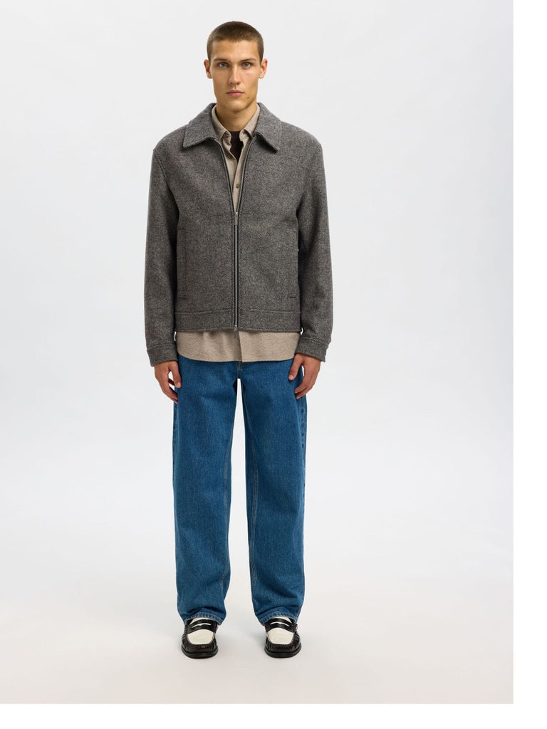 SELECTED - WOOL BLEND SHORT JACKET - Wool Jacket_SELECTED - Aritmetik - montreal