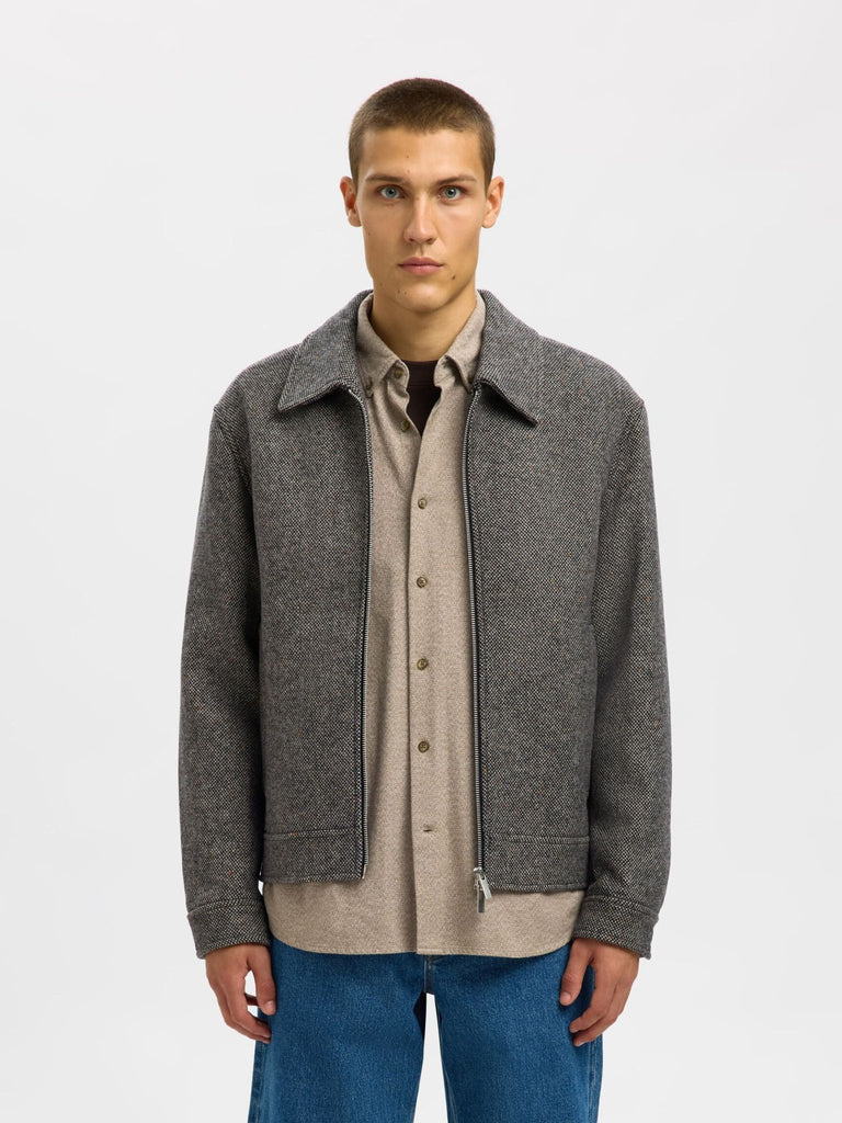 SELECTED - WOOL BLEND SHORT JACKET - Wool Jacket_SELECTED - Aritmetik - montreal