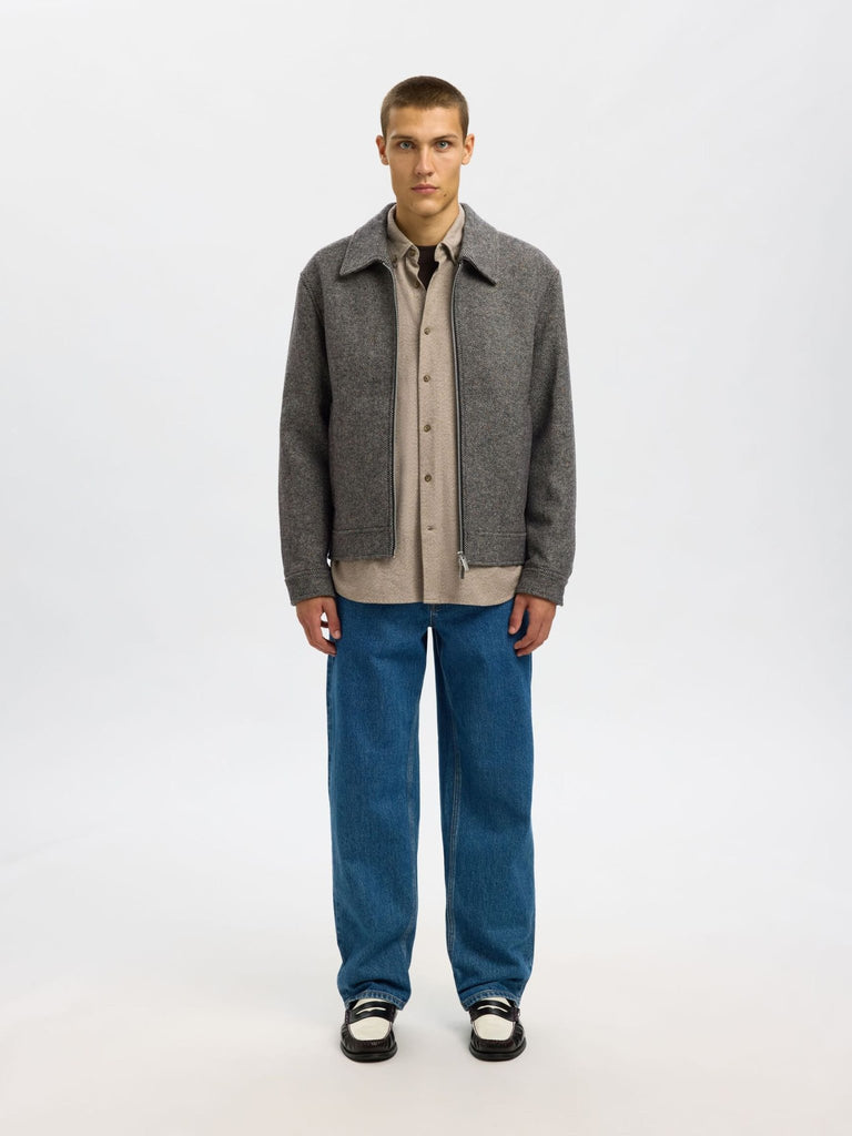 SELECTED - WOOL BLEND SHORT JACKET - Wool Jacket_SELECTED - Aritmetik - montreal