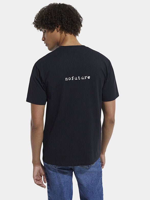 THE KOOPLES - Black cotton T-shirt with print - Black - T-shirt_The Kooples - Aritmetik - montreal