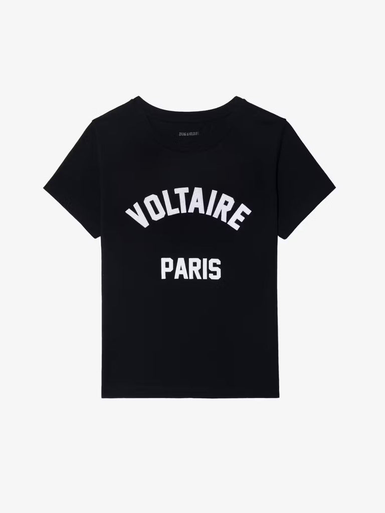 ZADIG & VOLTAIRE - Alys Voltaire T-shirt - Black - T-shirt_Zadig & Voltaire - Aritmetik - montreal