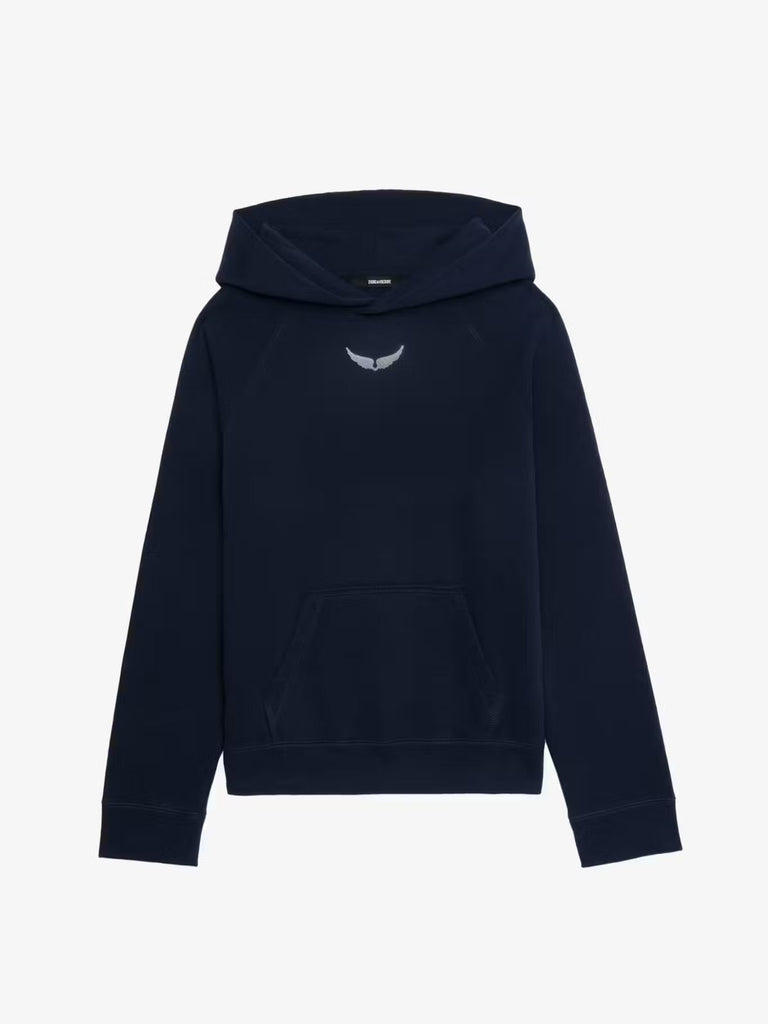 ZADIG & VOLTAIRE - Georgy Grey Women's Rhinestone Sweatshirt - Grey - Hoodie_Zadig & Voltaire - Aritmetik - montreal