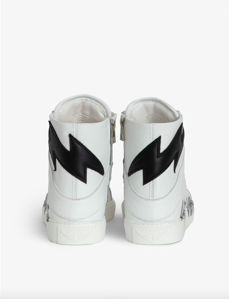 ZADIG & VOLTAIRE - High Flash Good Vibes Sneakers - Shoes_Zadig & Voltaire - Aritmetik - montreal