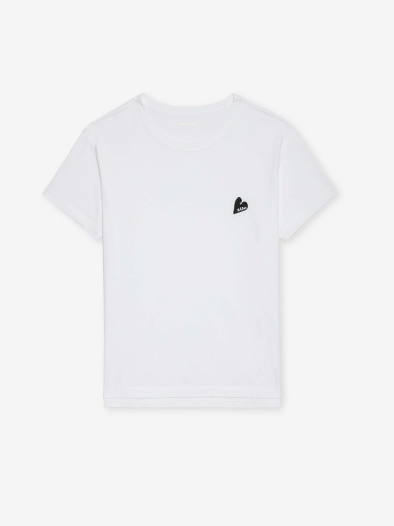 ZADIG & VOLTAIRE - MARTA HC HEART TEE - WHITE - T-shirt_Zadig & Voltaire - Aritmetik - montreal