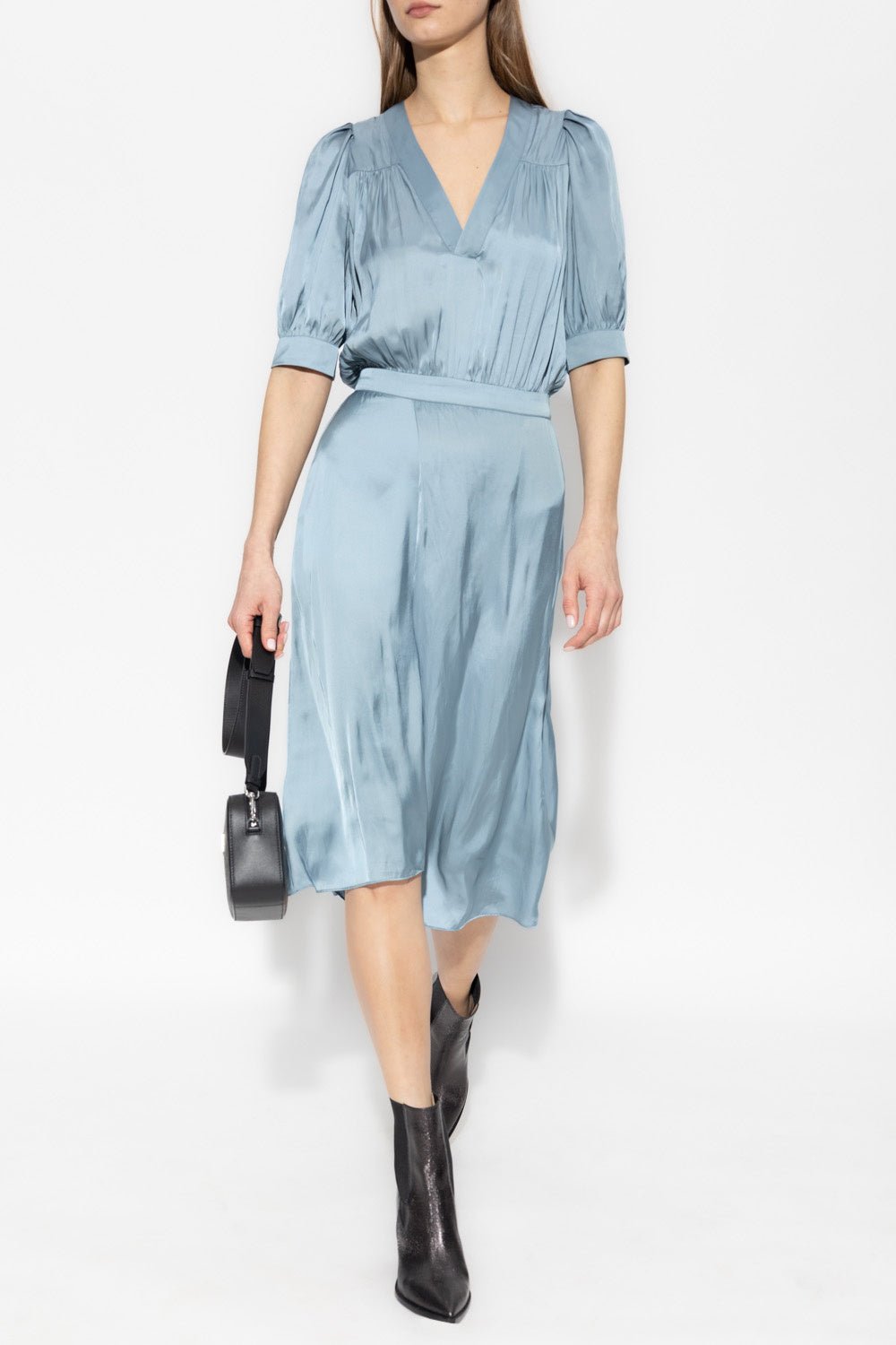 zadig and voltaire satin dress Randy Satin Dress