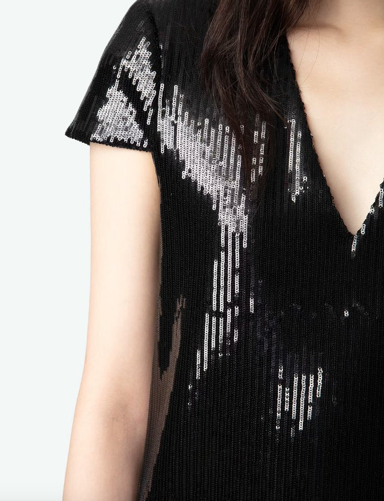 ZADIG & VOLTAIRE - Rashu Sequin Dress - Dress_Zadig & Voltaire - Aritmetik - montreal