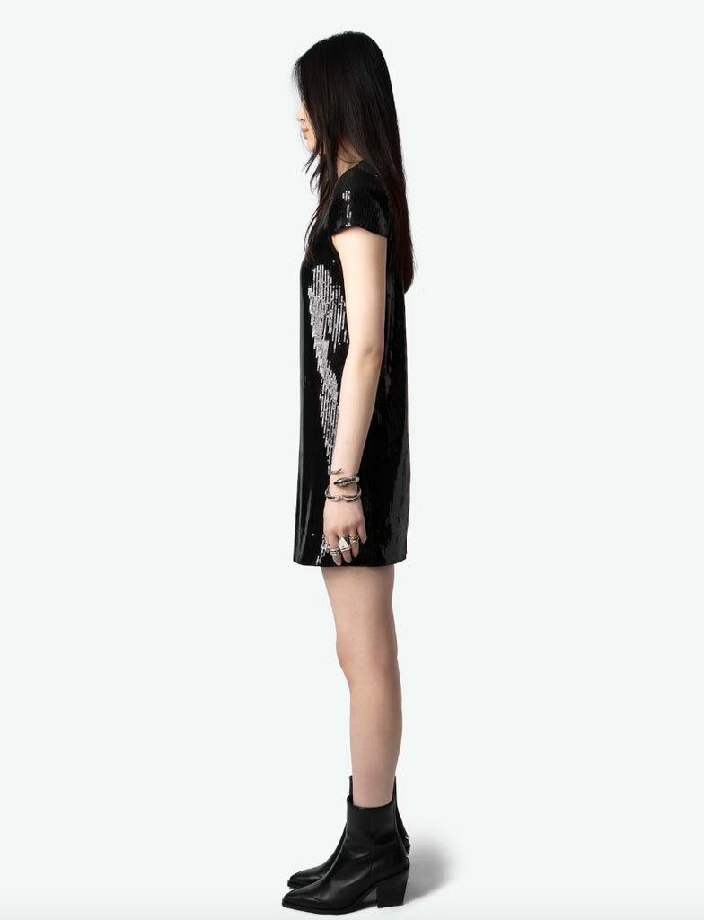 ZADIG & VOLTAIRE - Rashu Sequin Dress - Dress_Zadig & Voltaire - Aritmetik - montreal