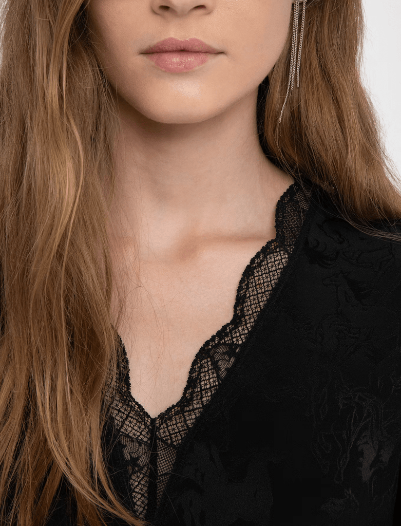 ZADIG & VOLTAIRE - Rerzo Silk Dress - Dress_Zadig & Voltaire - Aritmetik - montreal