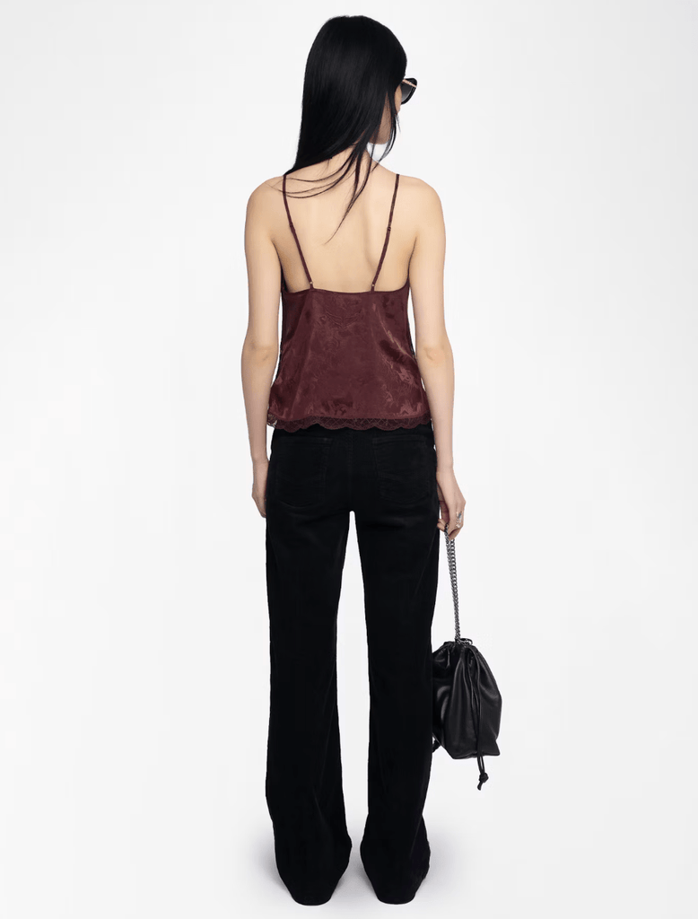 ZADIG & VOLTAIRE - Silk Caraco Cishi - camisole_Zadig & Voltaire - Aritmetik - montreal